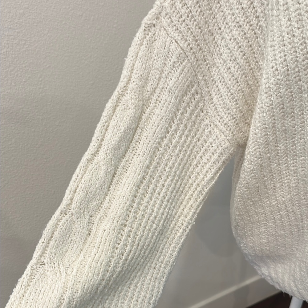 SO Women's Cream V-Neck Sweater - Picture 8 of 12